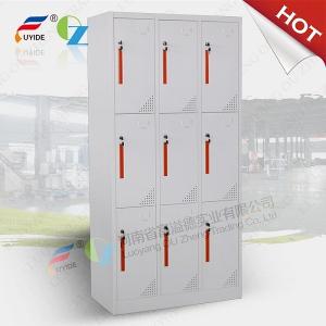 China Fashionable 6 door storage steel locker/staff metal locker,CNC laser cutting machine make wholesale