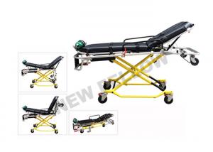 China NEW ! Multi - Lever Aluminum Alloy X - frame first aid stretcher chair with 35° Knee Angle wholesale