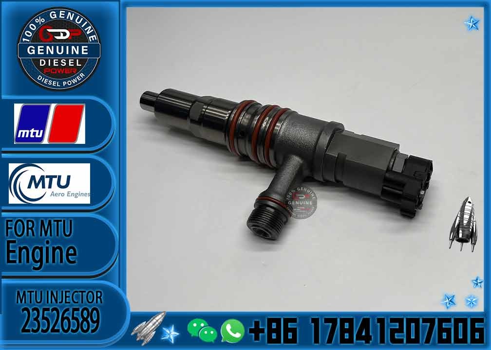 Diesel injector X52407500053 52400017 23526589 for VTO-G463BD MTU4000 fuel injector for machinery
