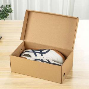 China Recyclable Biodegradable Corrugated Cardboard Boxes Shoe Packaging wholesale