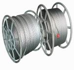 8 Strands Anti Twisting Braided Steel Rope For Pulling Conductor Or Optic Fiber