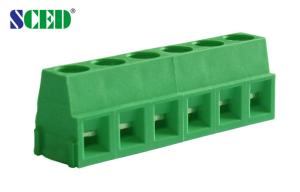 China Pitch 5.08mm 300V 10A 2P - 24P Euro type Raising series Screw terminal block wholesale