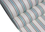 Removable Blue And Grey Striped Wallpaper Non Woven Wall Covering 0.53*10M