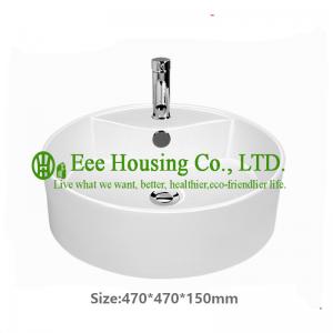 China high quality bathroom basin wash hand basin porcelain wash basin,Round Design Chines Wash art basin ceramic wholesale
