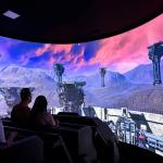 Manufacturer 7d Curved Large Screen Orbit Immersive Cinema For Shipping Mall