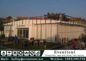 China Easy Installation A Frame Tent Transparent 12m With PVC Coated Polyster Fabric wholesale