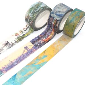 China Decoration Kawaii Masking Tape Custom Printed Washi Paper Tape wholesale