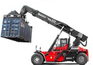 China 18.00-25 Tire Sany Kalmer Heli SRSC4545C2-80 45 ton stacker crane reach stacker for Port containers wholesale