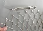 Flexible SS Wire Rope Mesh Customized Lightweight Tiger Fencing