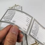 CMYK Varnishing Packaging Label Stickers