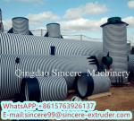 Automatic HDPE PVC Spiral Pipe Extrusion Line Machinery Plant DN300