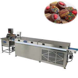 China PE15 Commercial tunnel cooling automatic floor type chocolate enrobing machine wholesale