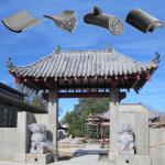 Antique Japanese Clay Roof Tiles