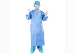 Non Woven Disposable Surgical Gown Reinforced 18 - 65gsm
