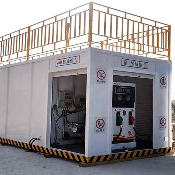 Portable CNG Fuel Tank Skid-Mounted CNG Station High Flexibility CNG Filling