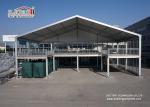 Glass / ABS Soild Wall Two Storey Tent Outdoor Event Tents 204X120X4mm