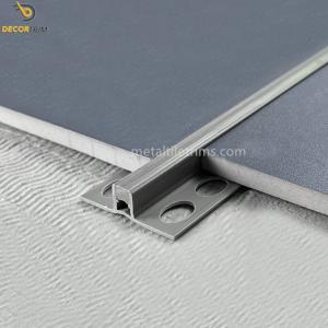 China External Edge Metal Trim Expansion Joint Profile Silver Rubber OEM wholesale