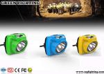 140g colorful 6000Lux OLED Display Rechargeable Headlight with 3.1Ah Li-ion