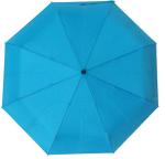 Blue Color Custom Print Popular Auto Open Umbrella , 3 Fold Ladies Umbrella