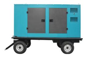 China 80kva Trailer Type Water Cooled Diesel Generator With Soundproof Canopy wholesale