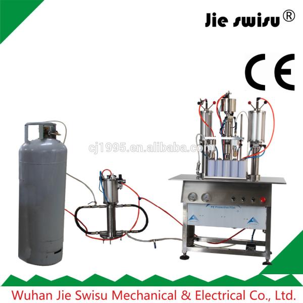 aerosol filling machine