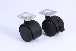 China Antiwear Sturdy Small Furniture Casters , Multiscene Rolling Wheels For Furniture wholesale