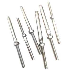China Polished Swage Stud Terminal Thread Rigging Stainless Steel 304/316 wholesale