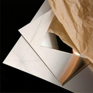 China Grand Metal 201 Hot Rolled Stainless Steel Sheet 8K 6K Mirror Finished For Elevator wholesale