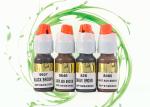 Orange Liquid / Semi Paste Semi Permanent Makeup Pigments Used For Black Lip