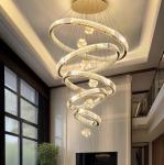 JYLIGHTING Long Luxury Pendant Lights Hotel Hall Foyer Staircase Wedding Led