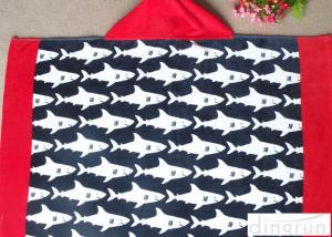 China Kids Hooded Towels / Personalised Poncho Towel For 8 Year Old wholesale