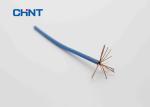 Distribution Cabinet PVC Insulated Wire Plain Circular Solid Copper Conductor