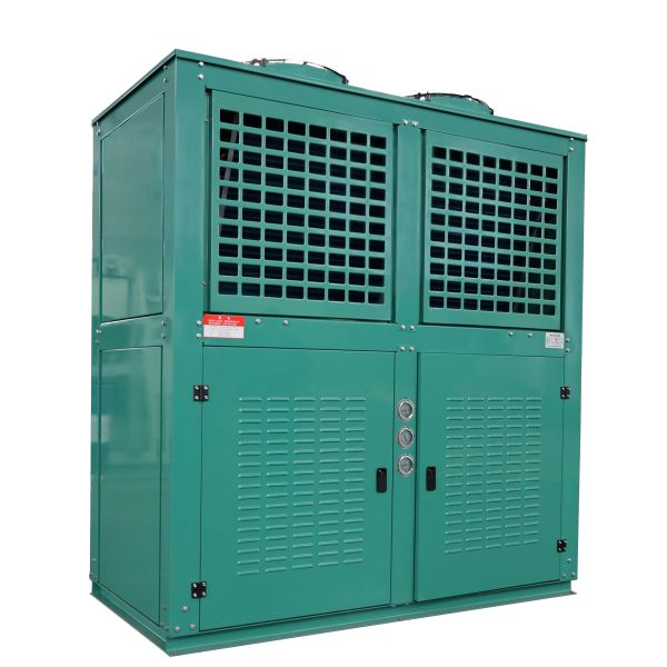Eco-Conscious Automatic V-Type Condensing Unit with Motor for Dairy Warehouses Organic Milk Temperature Stabilization