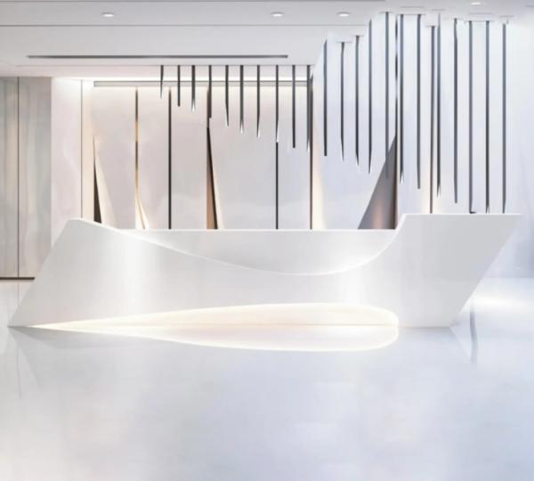 Modern reception desk beauty salon front desk reception counter customized spa