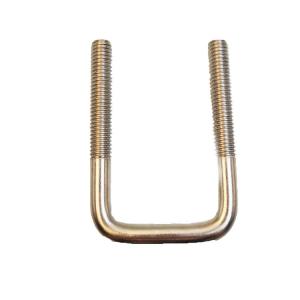 China Grado 8.8 316 Stainless Steel U Bolt Zinc Plated M8×80 M8×100 Size wholesale