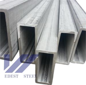 China SS304 Stainless Steel Hollow Section Profile SS Rectangular Tube 6m 12m Length wholesale