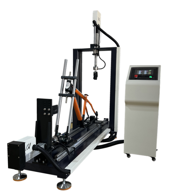Dual-Axis Bicycle Frame Horizontal Vertical Endurance Tester PLC Servo Control Fatigue Strength Machine for Bicycles