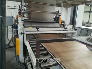 China SPC FLOORING TILE MAKING MACHINE / PVC FLOORING TILE PRODUCTION LINE / PVC TILE EXTRUDER on sale