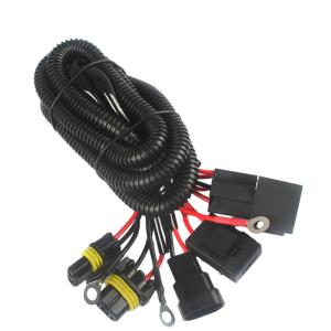 China 3M Length Automotive Wire Harnesses H7 H11 9005 9006 For Relay Battery wholesale
