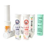 Multivitamin Vitamin C Private Label PP Effervescent Tablet Tube Bottle Lid As