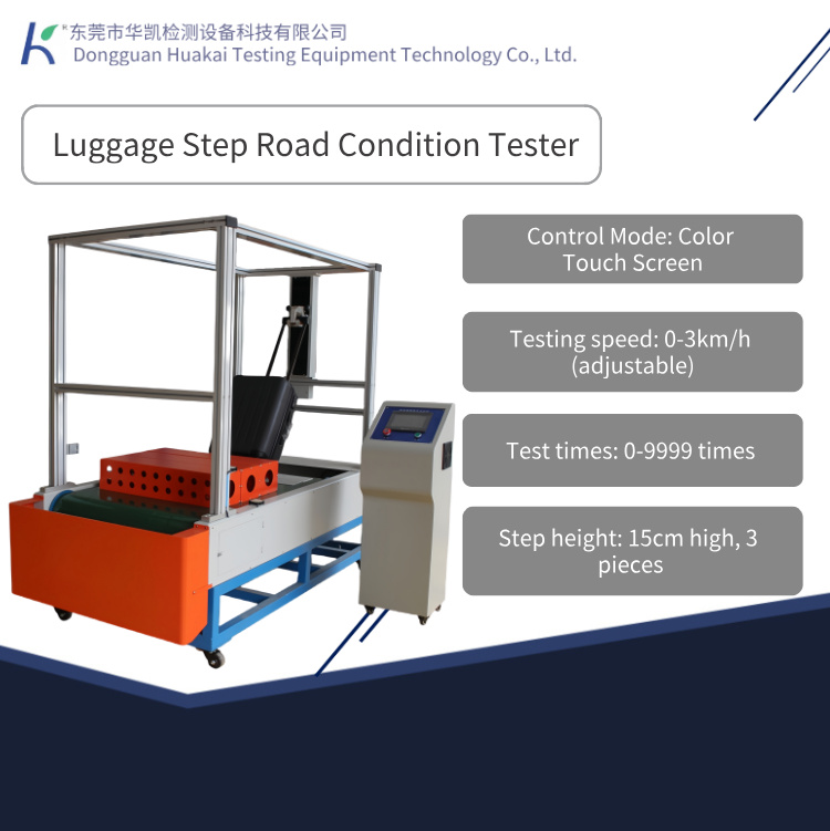 Luggage Stair Road Condition Testing Machine Suitcase Wheels and Shell Stairs Collision Testing Machine