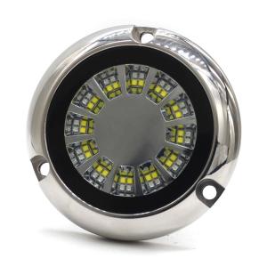 China Waterproof IP68 9-32V Dual Color Underwater Boat Lights wholesale