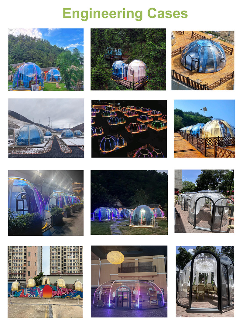 Bubble House Easy and Quick Installation Process Minimal Effort Required