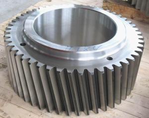 China Casting Forging C45 Carbon Steel Helical Gear For Rotary Kilns wholesale