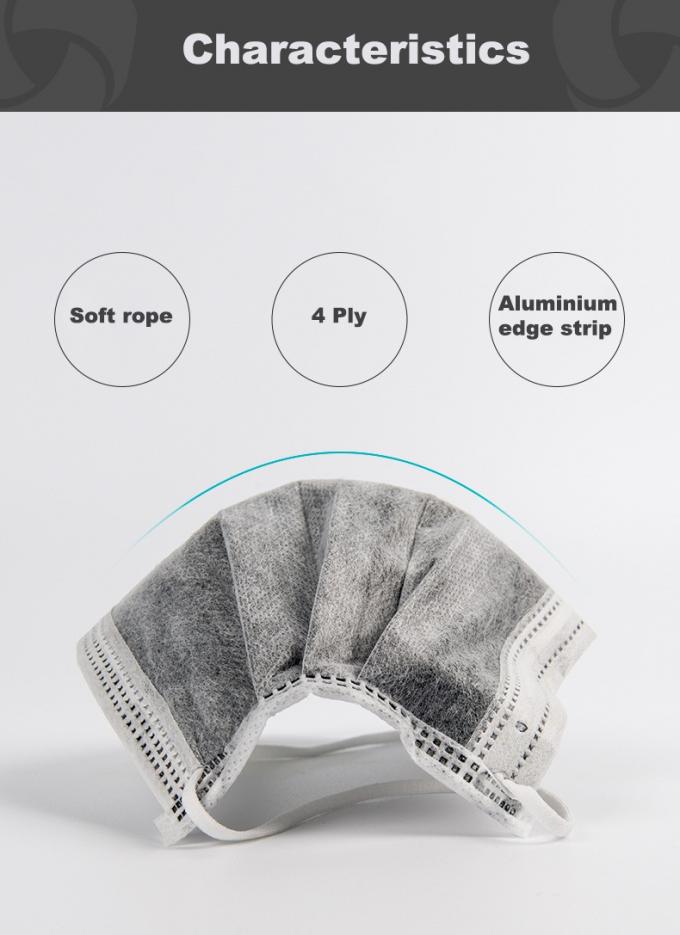 Earloop Style Disposable Non Woven Face Mask Effectively Remove Unpleasant Smell