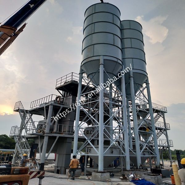 Stepped Tower Simple Dry Mortar Mixing Equipment Homogeneous System