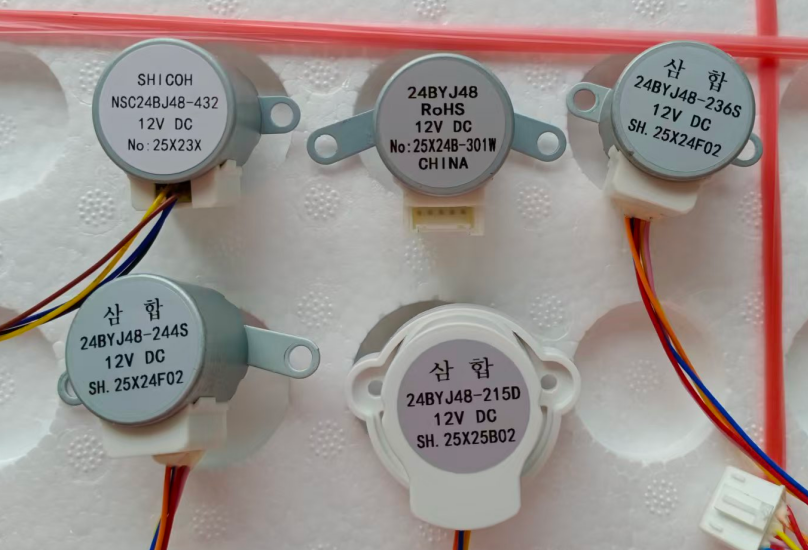 Micro Stepper Motor 24BYJ48A with 5.625°/64 Step Angle Anti-Interference and Customizable Parameters
