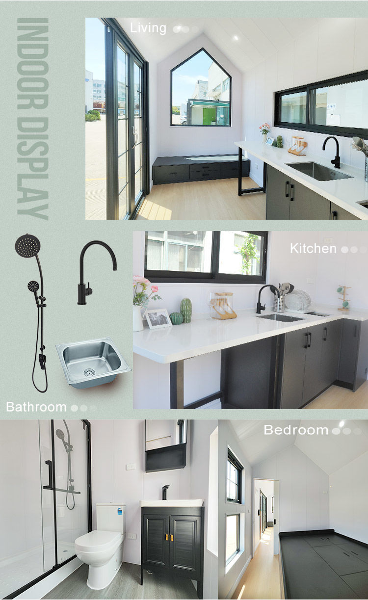 Australia Standard Modular Kit Home Prefabricated Tiny House On Wheels Trailer For Living