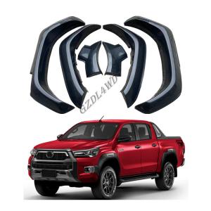 China Off Road Car Body Kit Wheel Arch Fender Flares For Hilux Rocco 2020 2021 Exterior Accessories wholesale