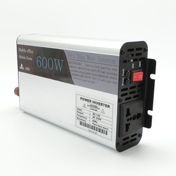 Dc To Ac Step Up Power Inverter 1000W Inverter Pure Sine Wave 12V To 220V 600W